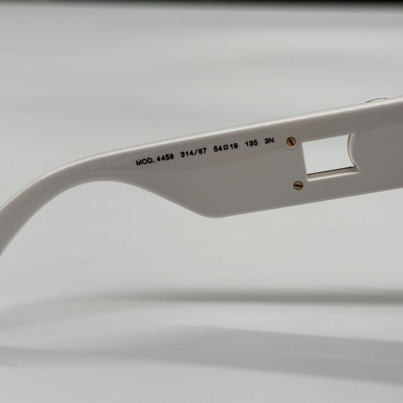 NEW MOD 4458 314/87 VERSACE VE4458 314/87 WHITE WOMEN VE4458 31487 SUNGLASSES - Picture 9 of 11